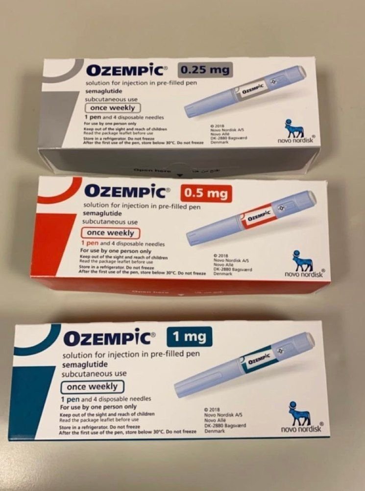 Ozempic Semaglutide Injection pens ( .5mg and 1mg available)